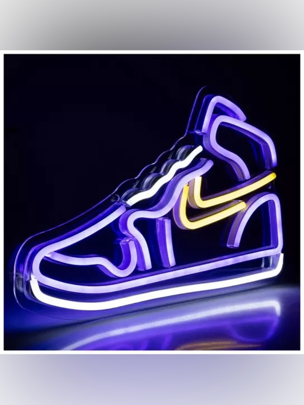 Blue Shoe LED Neon Sign